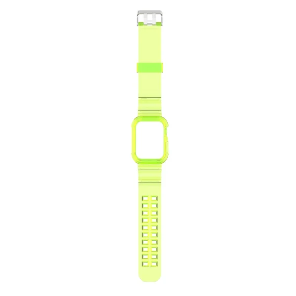Silicone Strap Apple Watch Series 9 Series, 8, 7 41mm, Yellow 3