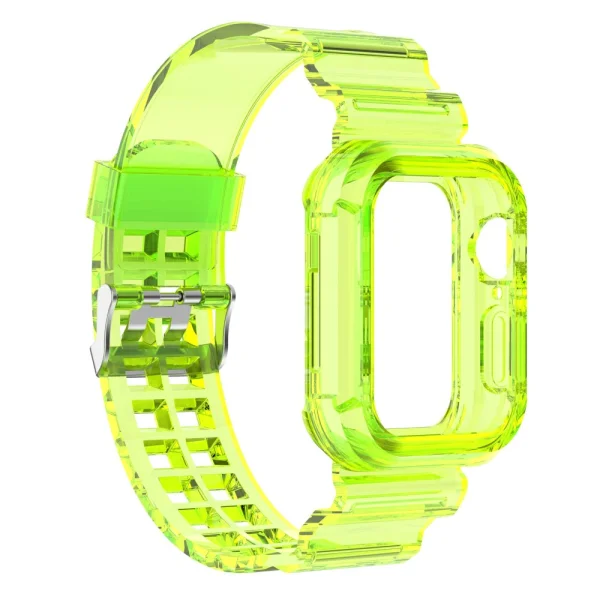Silicone Strap Apple Watch Series 9 Series, 8, 7 41mm, Yellow 1