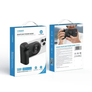 Външна батерия VEGER Tourist W0569, 5000mah, MagSF, QC3.0, PD, 20W, Черен 5