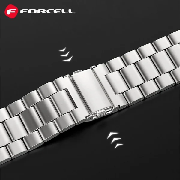 Metal strap FORCELL FA10 for Apple Watch 38, 40, 41mm, Silver 2