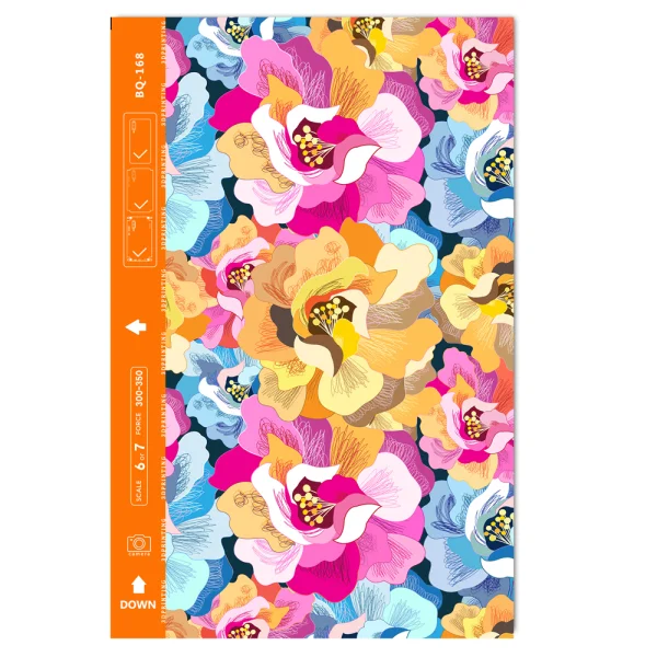 Фолио Протектор за гърба на Xiaomi Redmi Note 12S, 3D Арт цветя 2