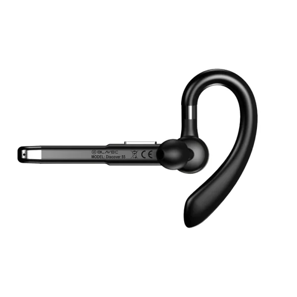 Слушалка Bluetooth Handsfree Blavec Discover 55,с кутия за зареждане BHDI55-B, HF, Черен 2