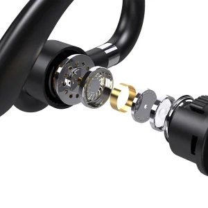 Слушалка Bluetooth Handsfree Blavec Discover 55,с кутия за зареждане BHDI55-B, HF, Черен 4