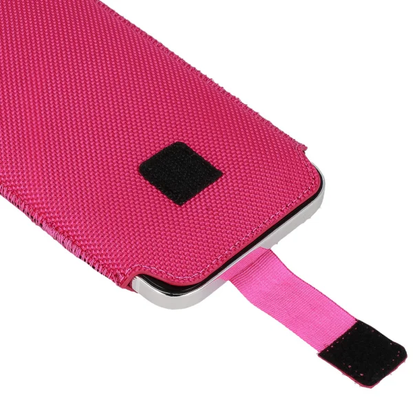 Универсален калъф с издърпване HIT Pouch за Samsung S23 Ultra / S22 Ultra / Redmi 12C, Розов 2