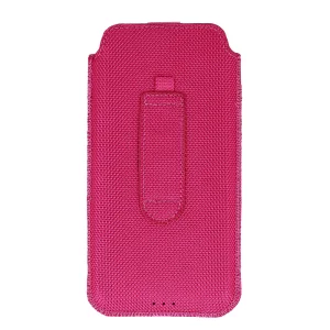 Универсален калъф с издърпване HIT Pouch за Samsung S23 Ultra / S22 Ultra / Redmi 12C, Розов 3