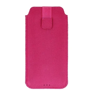Универсален калъф с издърпване HIT Pouch за Samsung S23 Ultra / S22 Ultra / Redmi 12C, Розов 5