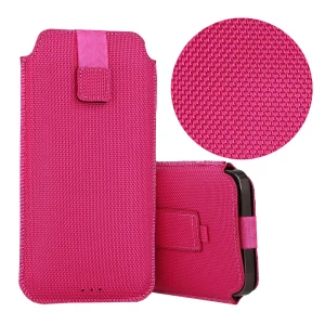 Универсален калъф с издърпване HIT Pouch за Samsung S23 Ultra / S22 Ultra / Redmi 12C, Розов