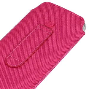 Универсален калъф с издърпване HIT Pouch за Samsung S23 Ultra / S22 Ultra / Redmi 12C, Розов 4
