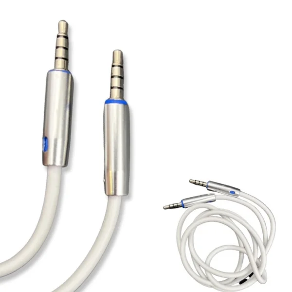 AUX Cable 3.5 jack to 3.5 jack, stereo, White 2