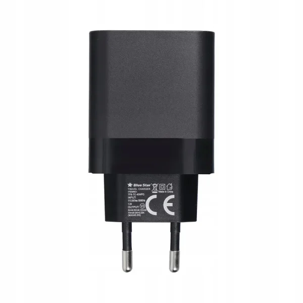 Зарядно 220V, Blue Star, USB C, socket 3A, 45W, PD, QC 4.0 function 4