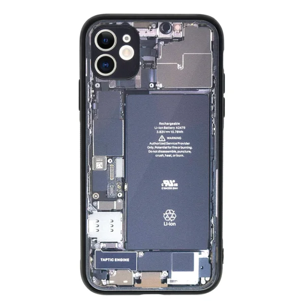 Glass TECH case for Iphone 11, desing 2 1