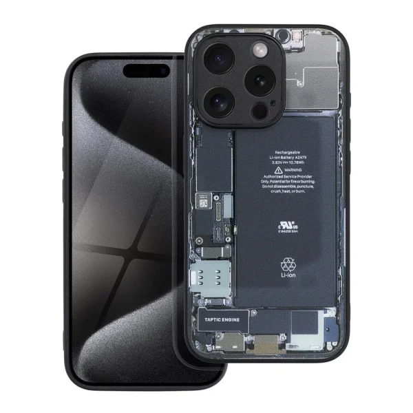 Glass TECH case for iPhone 14 Pro, desing 2 1
