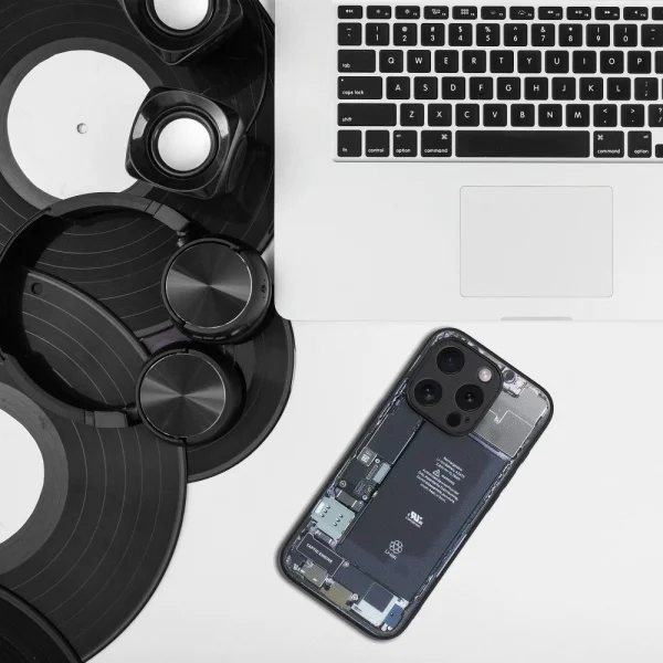 Glass TECH case for iPhone 15 Pro Max, desing 2 4
