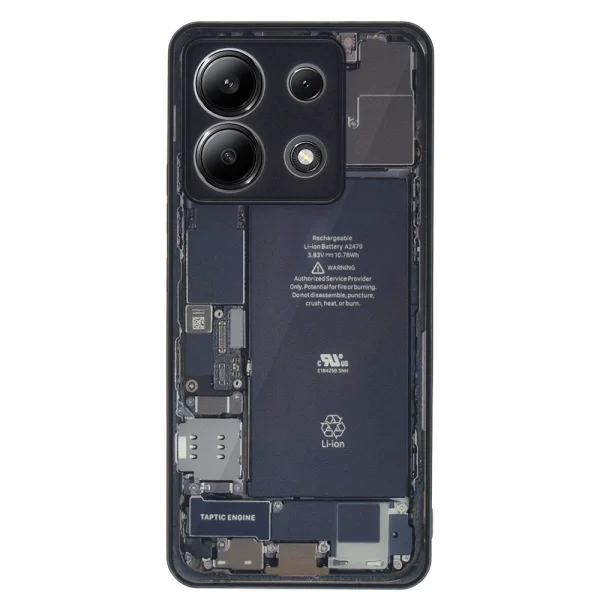 Калъф Glass TECH за Xiaomi Redmi Note 13 Pro 4G, desing 2 1