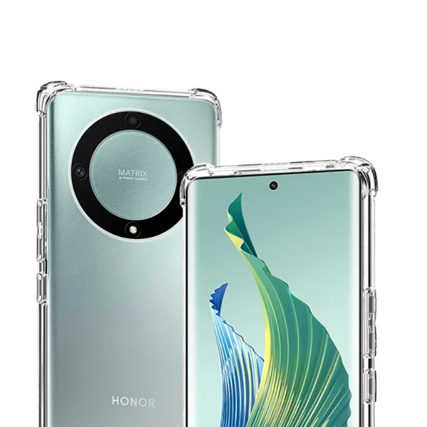 Techsuit Shockproof Silicone Case for Honor Magic5 Lite, Transparent 4