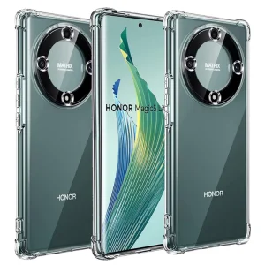 Techsuit Shockproof Silicone Case for Honor Magic5 Lite, Transparent 3