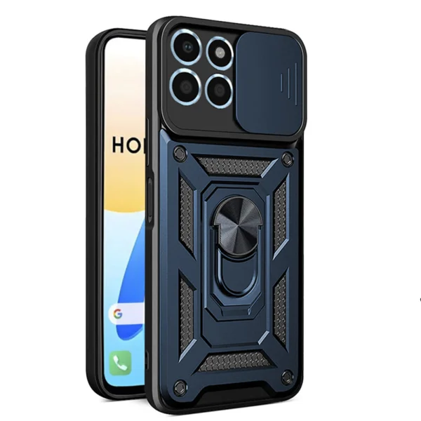 Shockproof Case Techsuit Slide Camera for Honor X8b, Blue 1