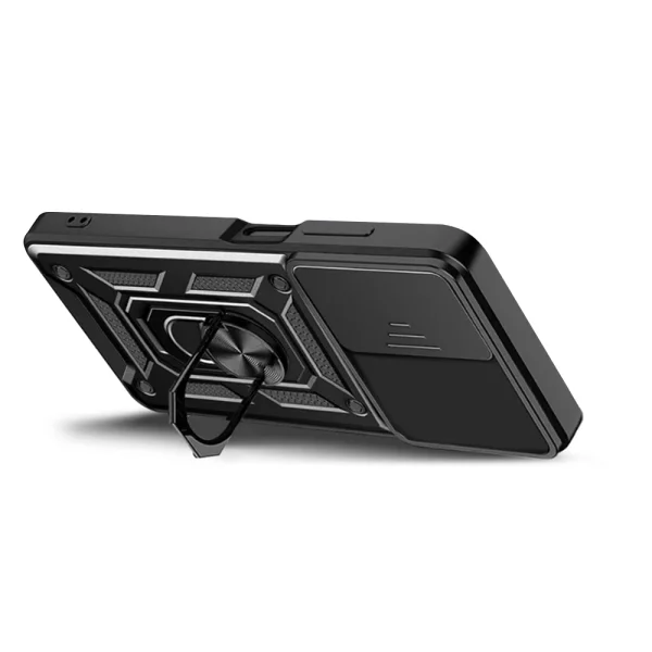 Удароустойчив калъф Techsuit Slide Camera за Oppo Reno11 F, Черен 2