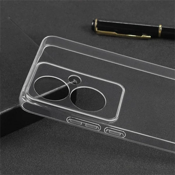 Силиконов калъф Techsuit Silicone за Oppo Reno11 F, Прозрачен 2