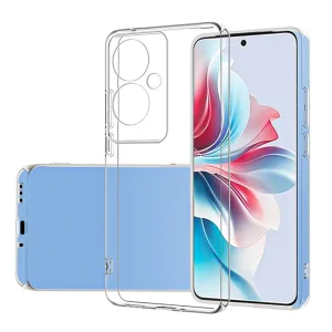 Силиконов калъф Techsuit Silicone за Oppo Reno11 F, Прозрачен 4