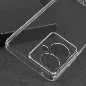 Силиконов калъф Techsuit Silicone за Oppo Reno11 F, Прозрачен 3