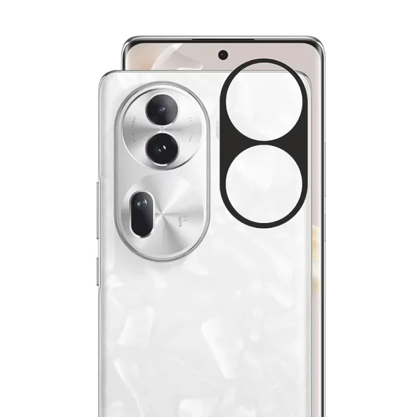 Стъклен Протектор за камера на Oppo Reno11, Черен 1