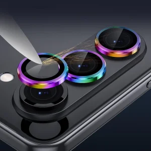 3D Стъклен Протектор за камерата на Samsung Galaxy Z Fold 5, Многоцветен 3