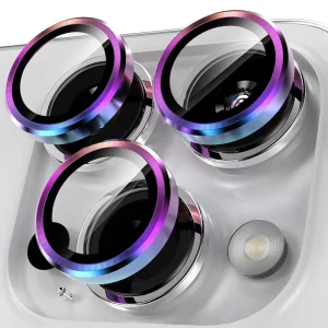 3D Glass Camera Protector for iPhone 15 Pro Max, Multicolor 6
