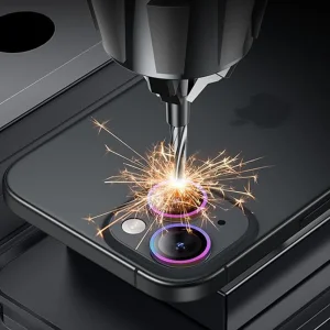 3D Glass Camera Protector for iPhone 15, Multicolor 3