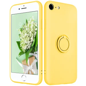 Силиконов калъф Silicone Ring за iPhone 7/8/SE2020/SE2022, Жълт