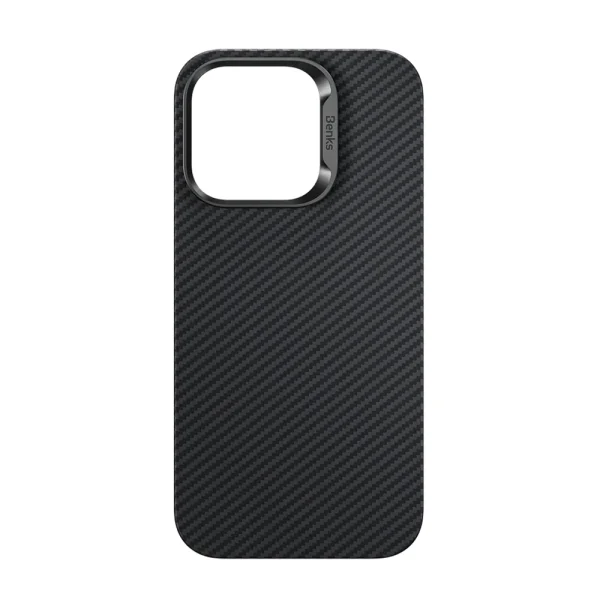 Benks Etui Magnetic Armor Air Kevlar 600D Case for iPhone 15, Black 2