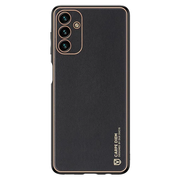 Удароустойчив калъф LEATHER за Samsung Galaxy A13 5G, Черен 1