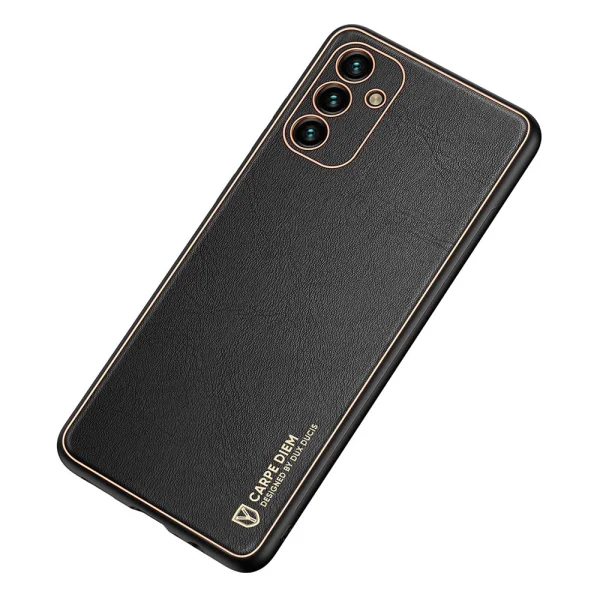 Удароустойчив калъф LEATHER за Samsung Galaxy A13 5G, Черен 3