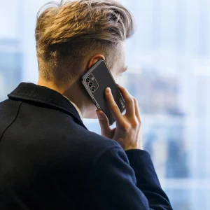 Удароустойчив калъф LEATHER за Samsung Galaxy A13 5G, Черен 5