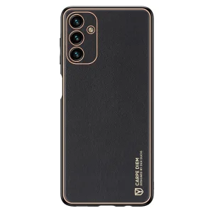 Удароустойчив калъф LEATHER за Samsung Galaxy A13 5G, Черен