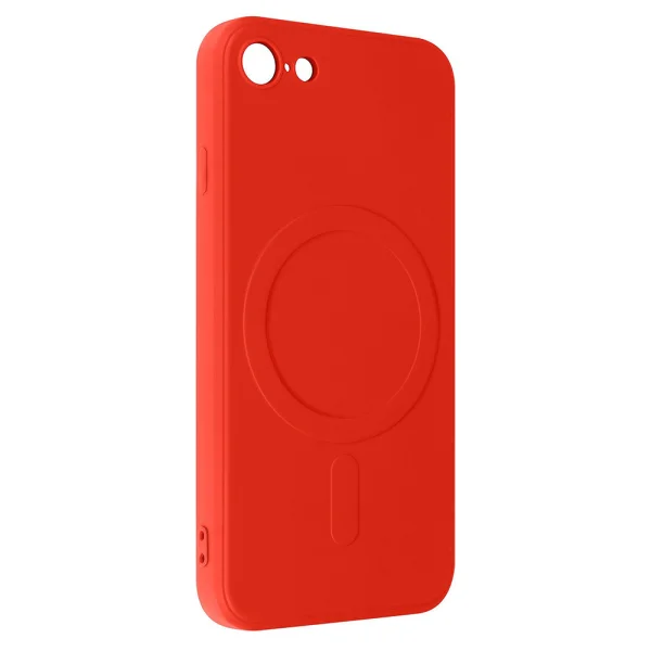 Силиконов калъф Mag Cover за iPhone 7/8/SE 2020/SE 2022, Червен 3