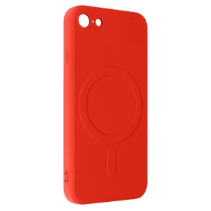 Силиконов калъф Mag Cover за iPhone 7/8/SE 2020/SE 2022, Червен 3