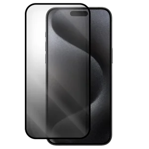 Стъклен протектор Veason 6D Pro Full Glue Privacy за iPhone 15 Pro, Черен