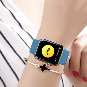 Силиконова каишка за Apple Watch Series 1/2/3 38mm / Series 4/5/6/SE 40mm, Син 3