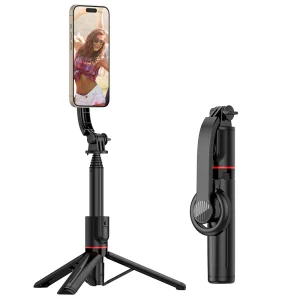Селфи стик Selfie Stick Combo with tripod MagSf L20, Черен