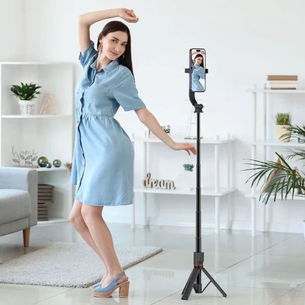 Селфи стик Selfie Stick Combo with tripod MagSf SSTR-C09, Черен 5