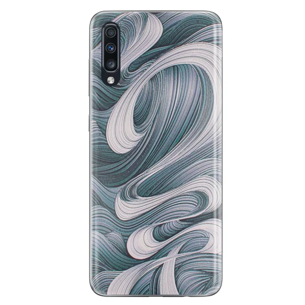 Back Film Protector for Samsung Galaxy А70, Dark Waves 1