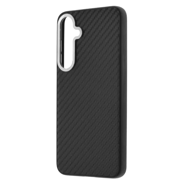 Удароустойчив калъф Premium Carbon за Samsung Galaxy S24, Черен 3