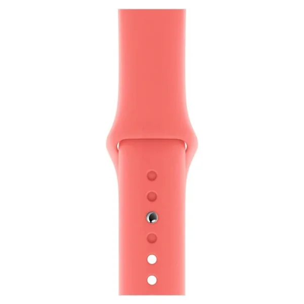 Силиконова каишка за Apple Watch Series 1/2/3 42mm / Series 4/5/6/SE 44mm - Pink 3