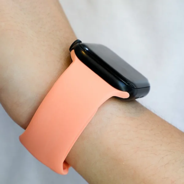 Силиконова каишка за Apple Watch Series 1/2/3 42mm / Series 4/5/6/SE 44mm - Pink 4