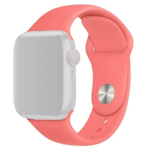 Силиконова каишка за Apple Watch Series 1/2/3 42mm / Series 4/5/6/SE 44mm - Pink