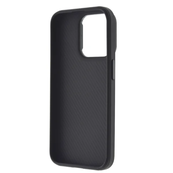 Удароустойчив калъф Premium Carbon за iPhone 15 Pro Max, Черен 5