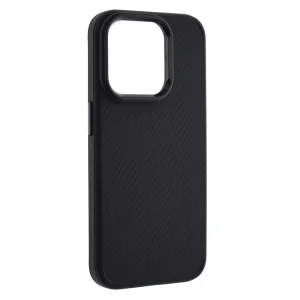 Удароустойчив калъф Premium Carbon за iPhone 15 Pro Max, Черен 3