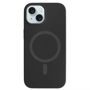 Удароустойчив калъф Premium MagSF за iPhone 15, Черен