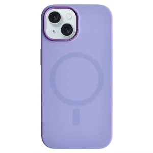 Удароустойчив калъф Premium MagSF за iPhone 15, Лилав